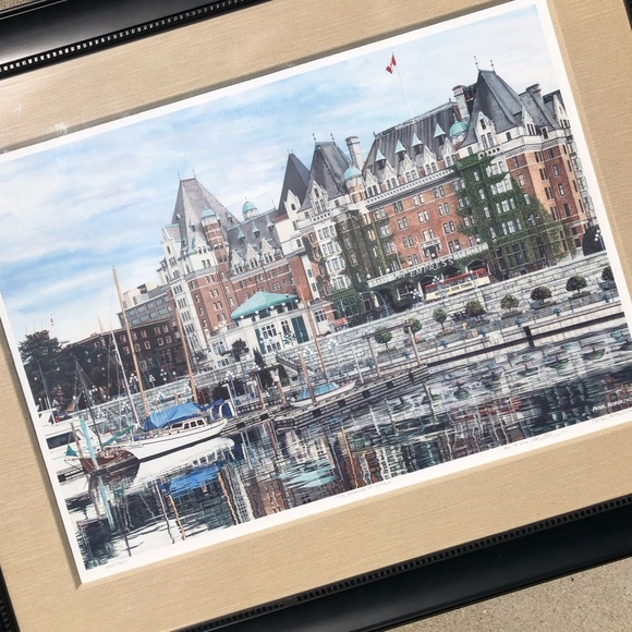 Original Peter Robertson The Empress of Victoria 346/950 Signed Framed Art Print